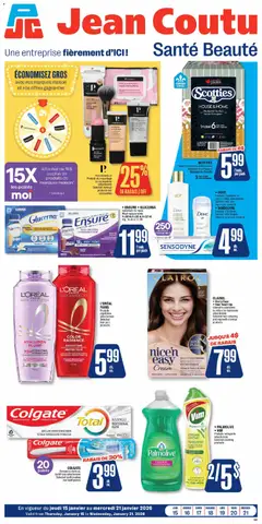 Preview of leaflet Santé beauté from shop Jean Coutu is valid from Jan 15, 2026