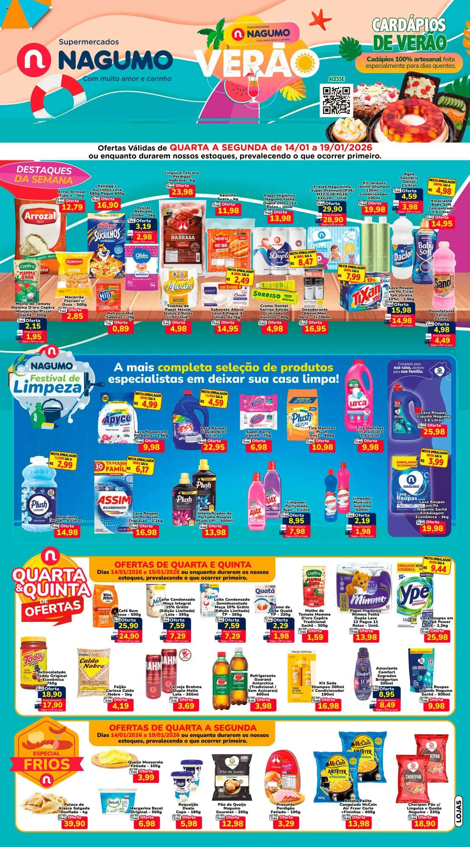 Pré-Visualização do folheto "Ofertas da semana" da loja Nagumo válido a partir de 14/01/2026