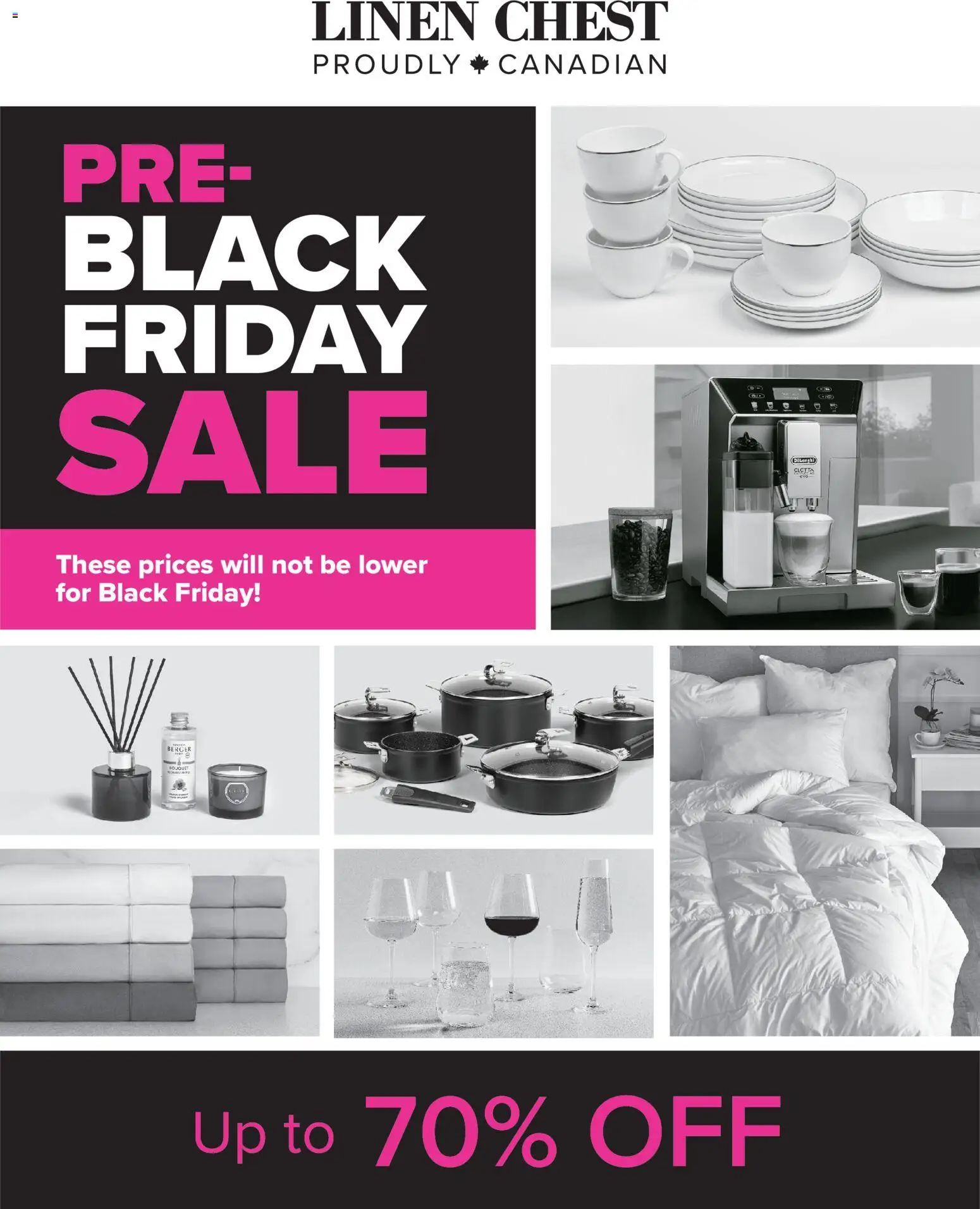 Preview of leaflet Black Friday Flyer from shop Linen Chest is valid from Nov 11, 2025