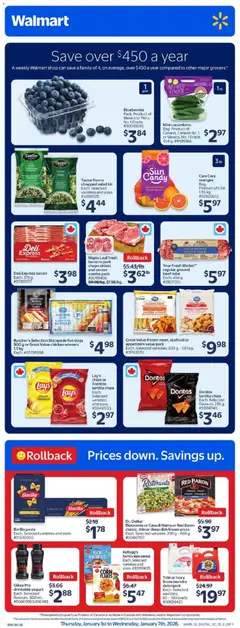Preview of leaflet Weekly Flyer from shop Walmart is valid from Jan 01, 2026