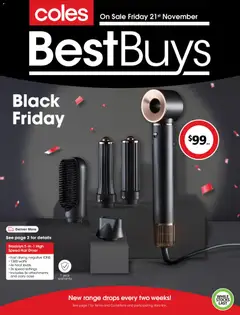 Preview of catalogue Black Friday from shop Coles valid 21/11/2025