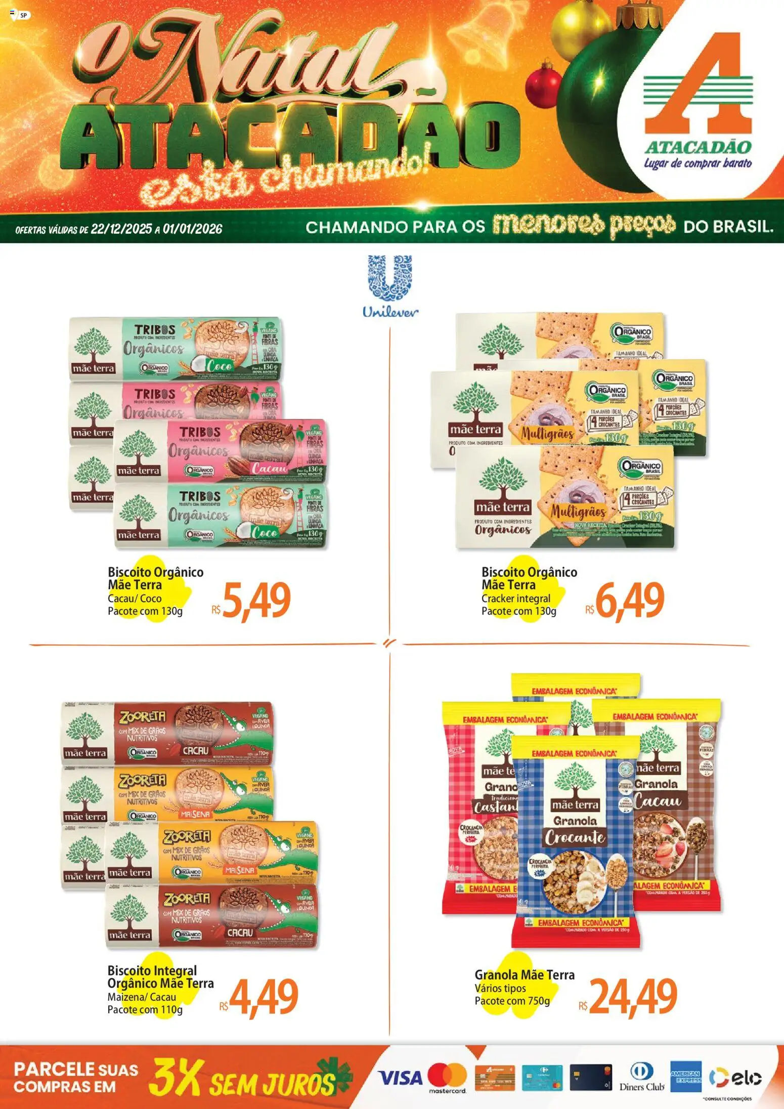 Pré-Visualização do folheto "Ofertas - SP" da loja Atacadão válido a partir de 22/12/2025