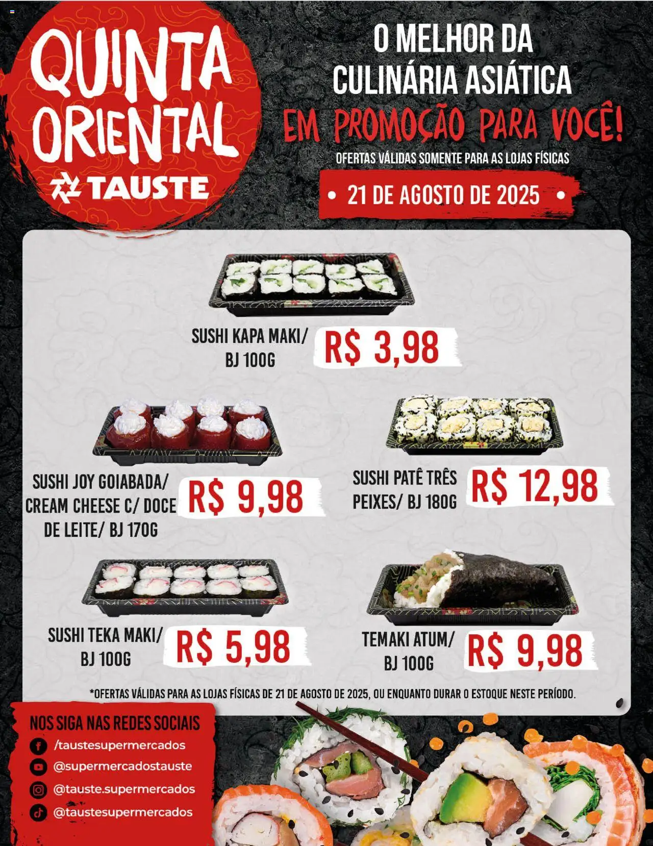 Tauste folheto "Ofertas Oriental" válido a partir de 21/08/2025 - número de página 1