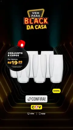 Pré-Visualização do folheto "Black Friday" da loja Casa e Video válido a partir de 02/12/2025