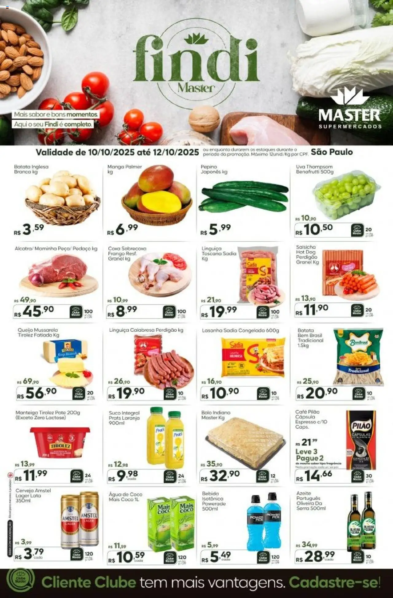 Master folheto "Ofertas - SP" válido a partir de 10/10/2025 - número de página 1