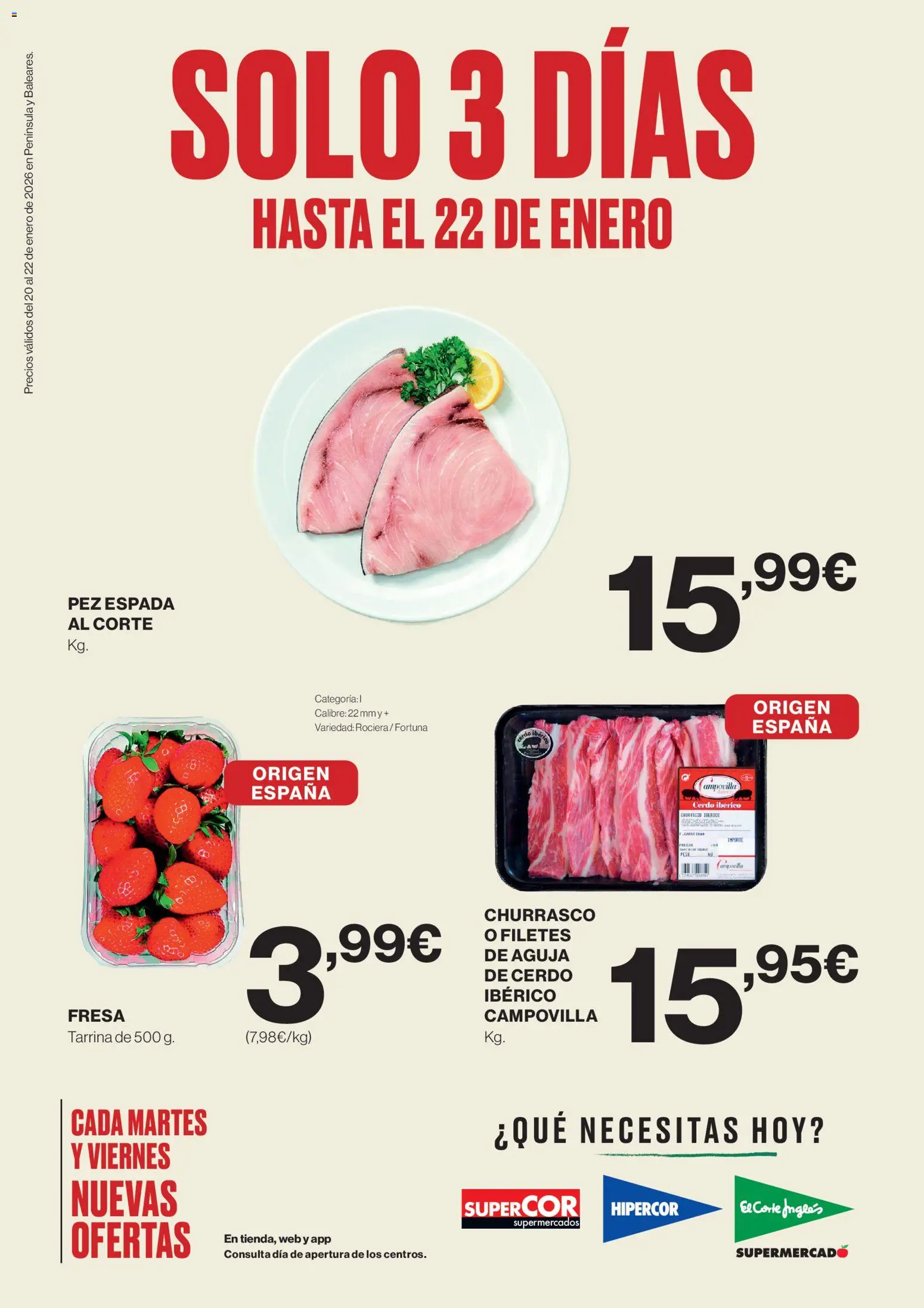 Vista previa las ofertas de la tienda El Corte Inglés - Catálogo desde el 20/01/2026 