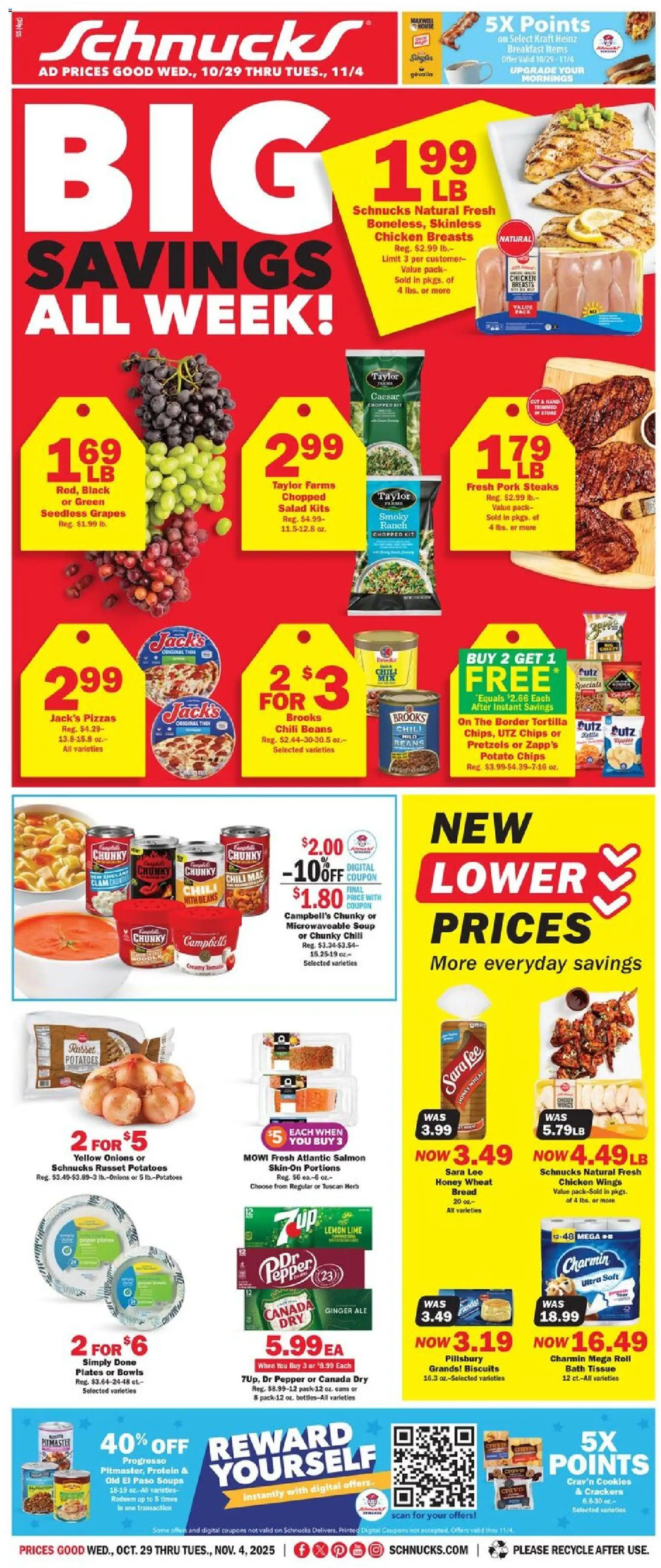 Ad Preview of Schnucks Weekly Print Ad - IL from 10/29/2025