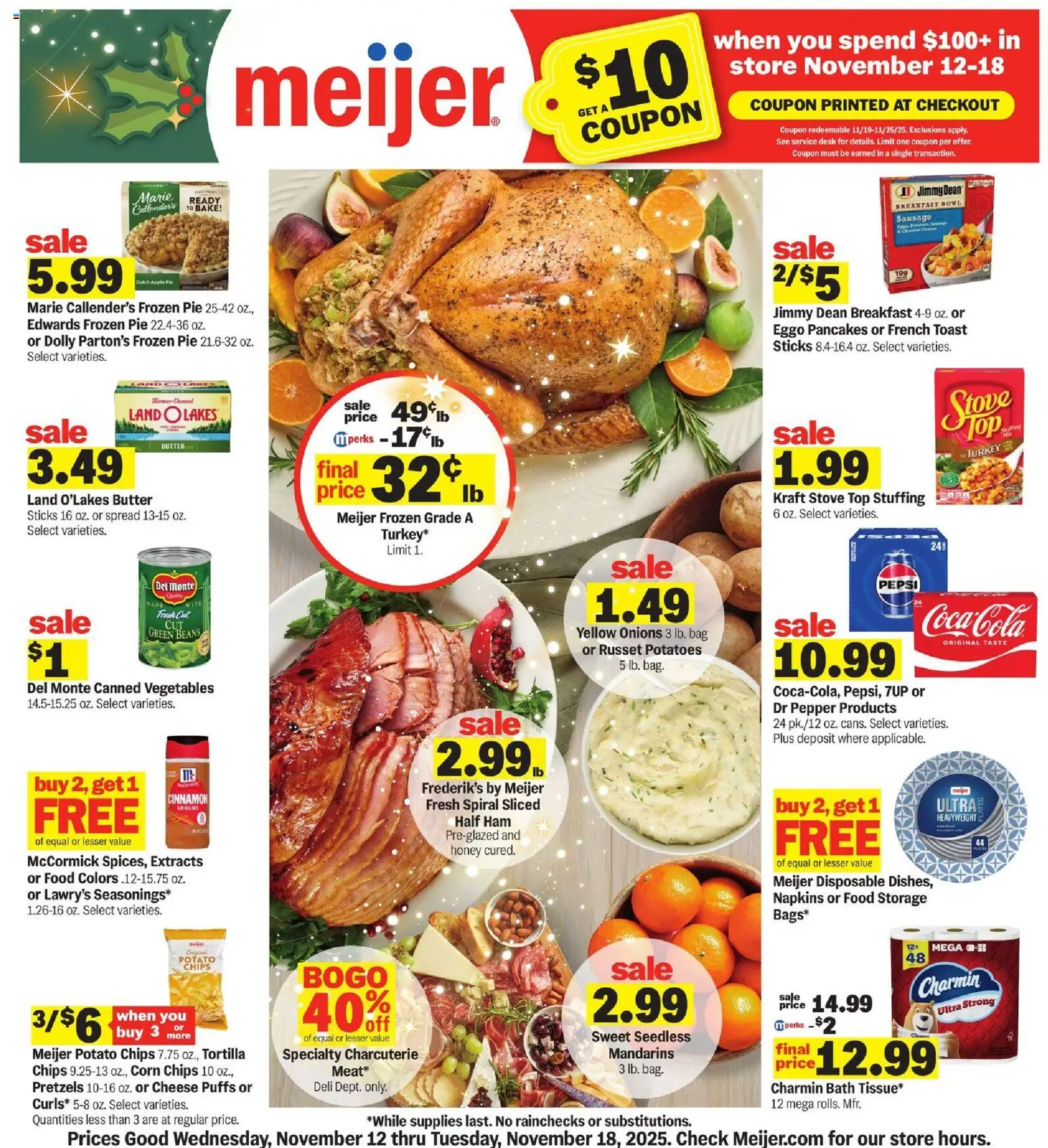 Ad Preview of Meijer Weekly Ad from 11/12/2025