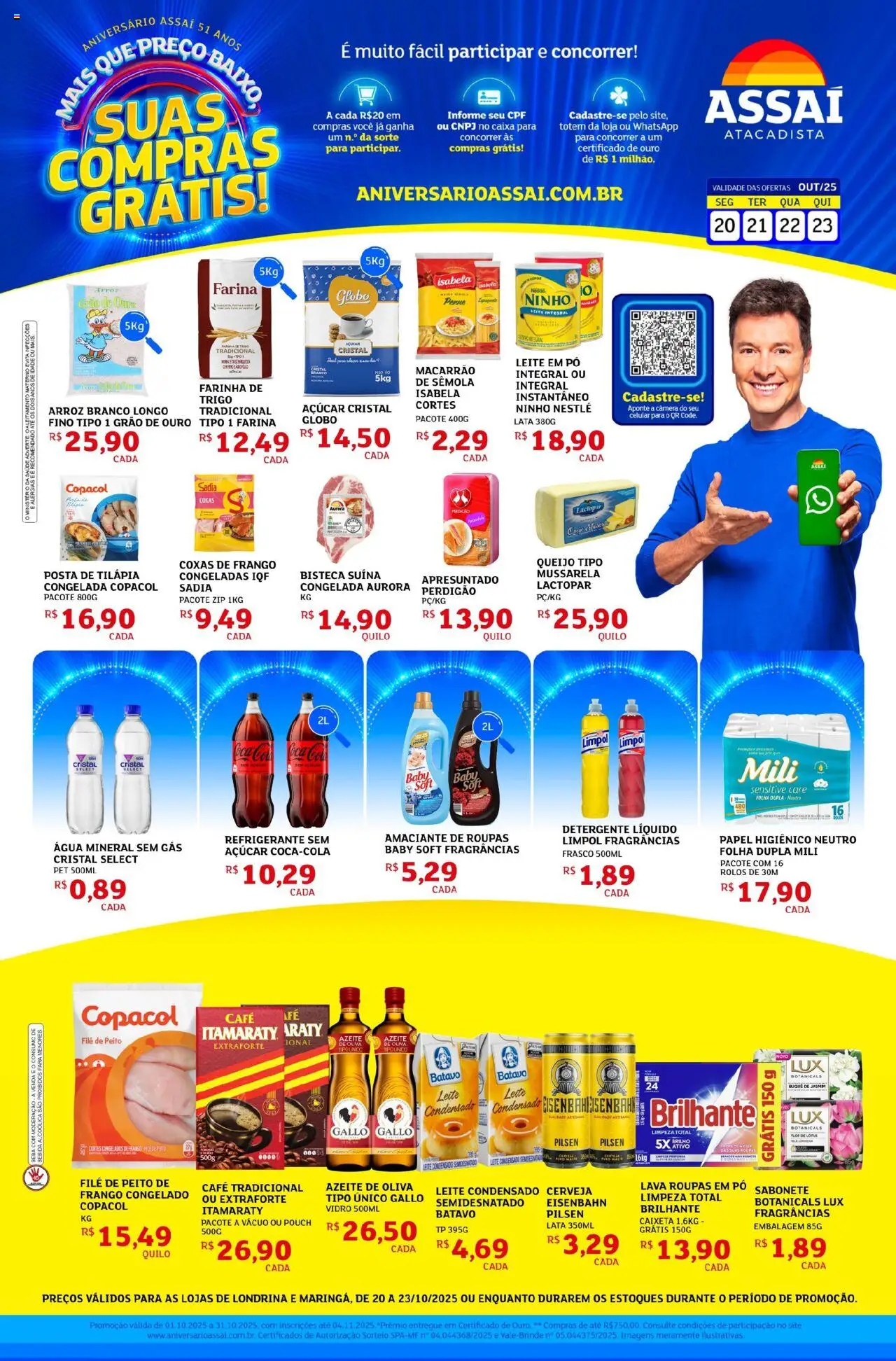 Assaí Atacadista folheto "Encarte - PR" válido a partir de 20/10/2025 - número de página 1
