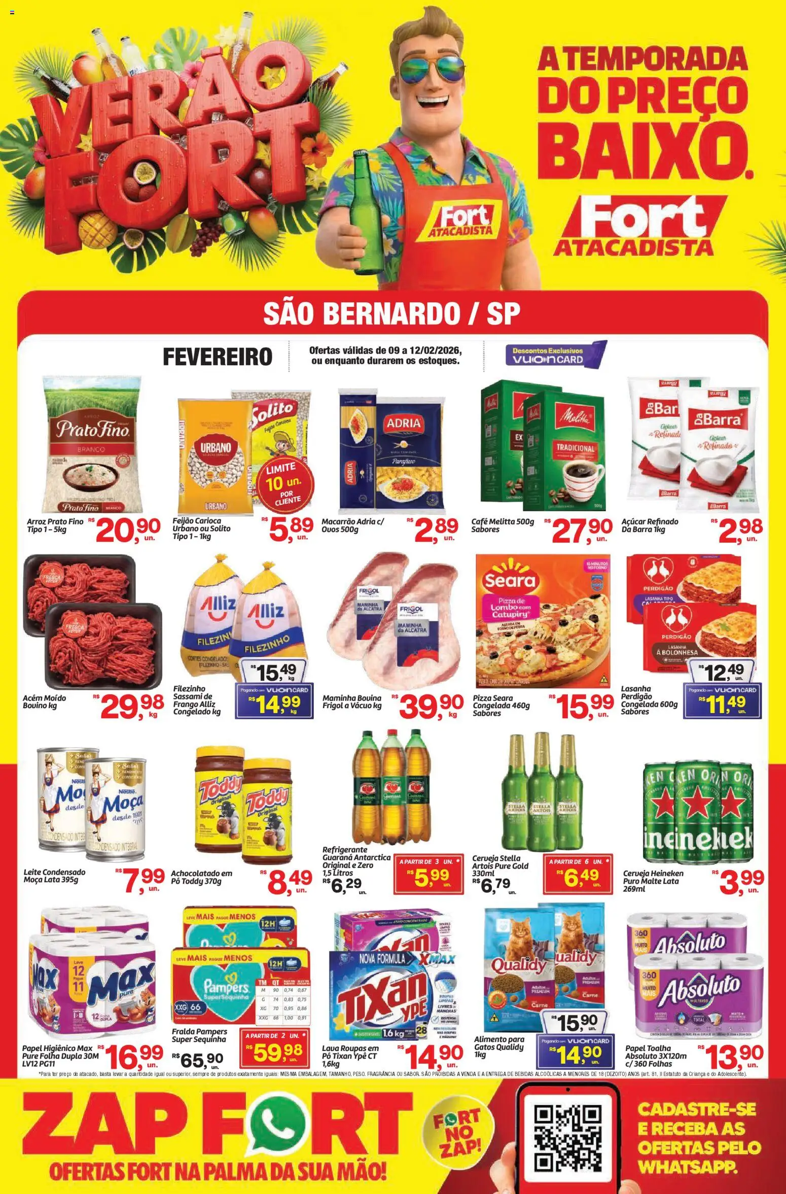 Pré-Visualização do folheto "Ofertas da semana" da loja Fort Atacadista válido a partir de 09/02/2026