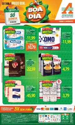 Pré-Visualização do folheto "Ofertas - PR" da loja Atacadão válido a partir de 11/02/2026