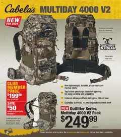 Ad Preview of Cabela's Big Game Hunting 25 from 06/12/2025 | Page: 30