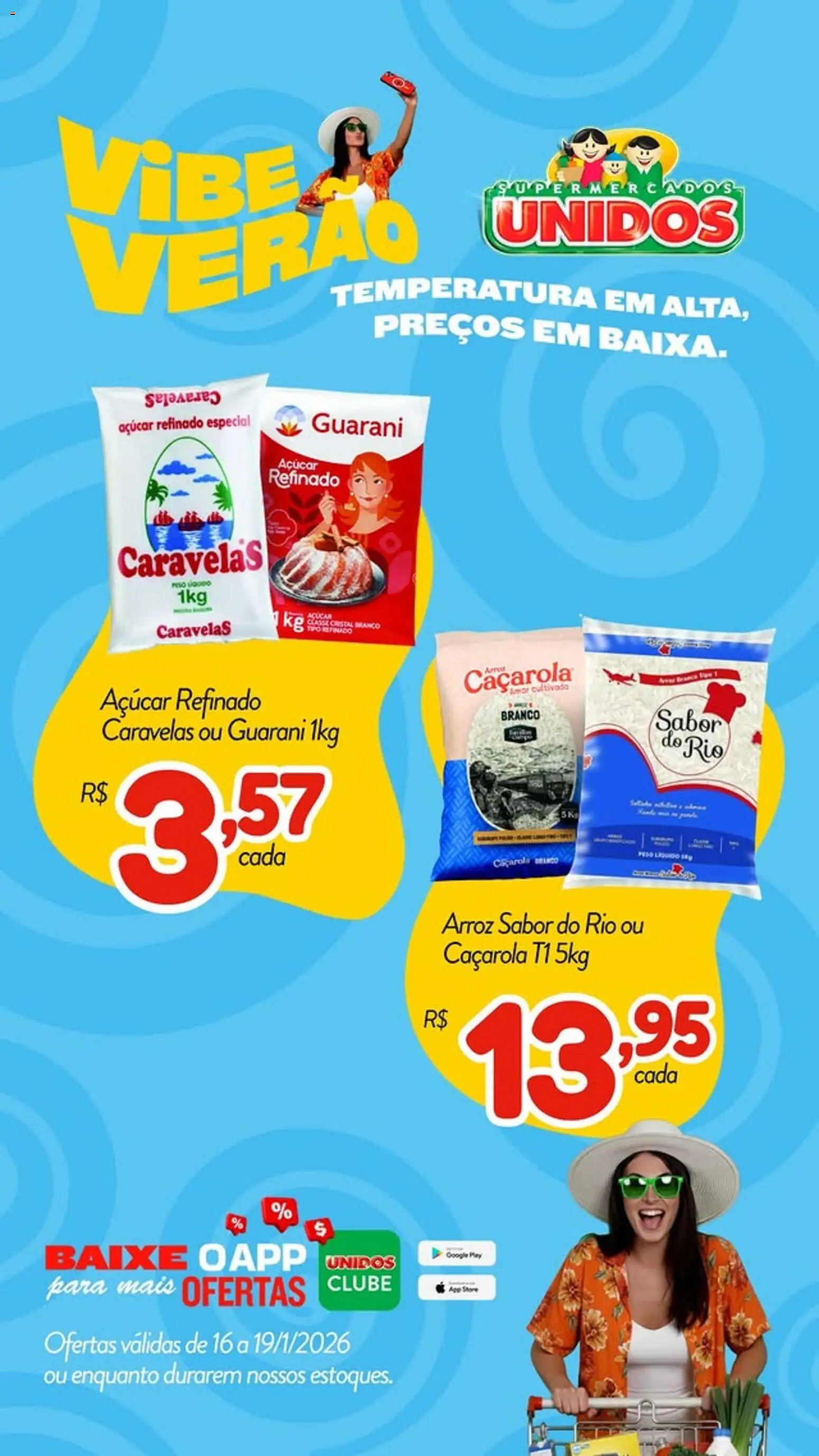 Pré-Visualização do folheto "Ofertas da semana" da loja Supermercados Unidos válido a partir de 16/01/2026