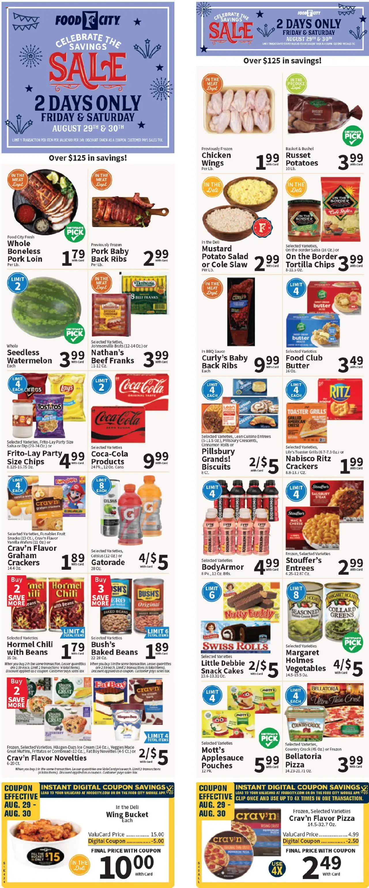 Food City Weekly Ad from 08/27/2025 - Flyer - Page number 1