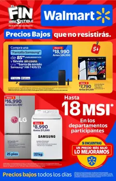 Vista previa las ofertas de la tienda Walmart - Buen Fin desde el 06/11/2025 