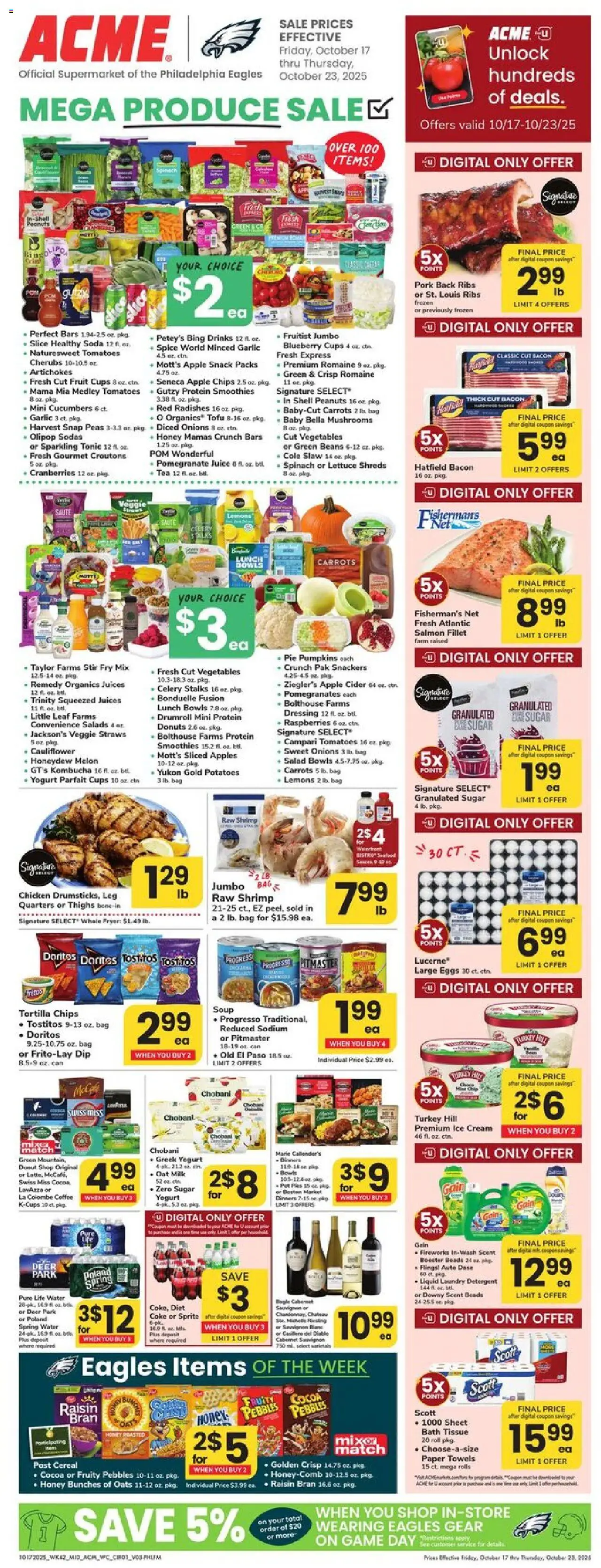 Acme Weekly Ad from 10/17/2025 - Circular, Flyer - Page number 1