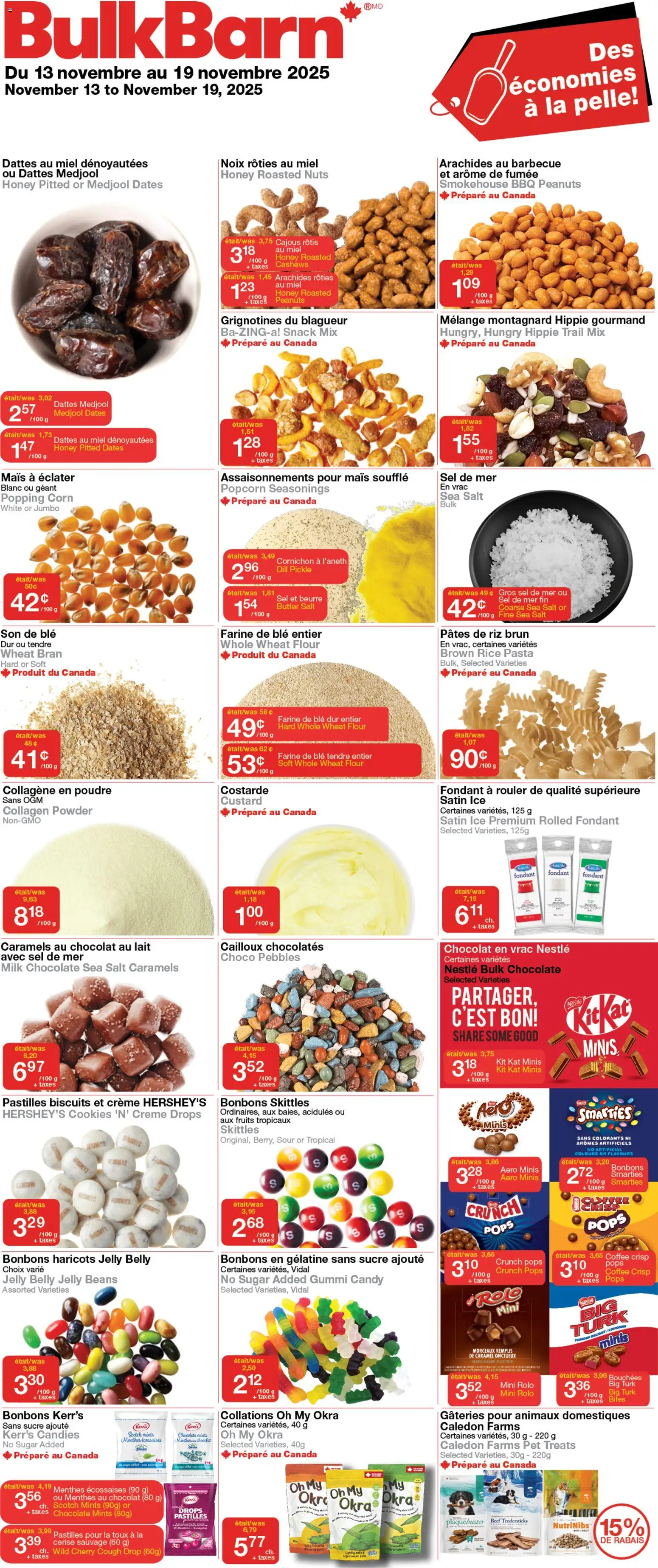 Preview of leaflet Circulaire from shop Bulk Barn is valid from Nov 13, 2025