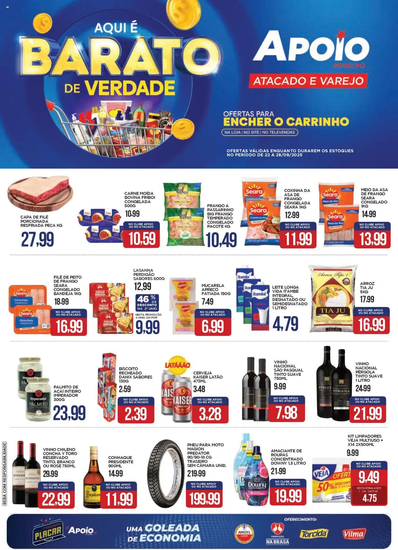 Apoio Mineiro folheto "Ofertas da semana" válido a partir de 22/09/2025 - número de página 1