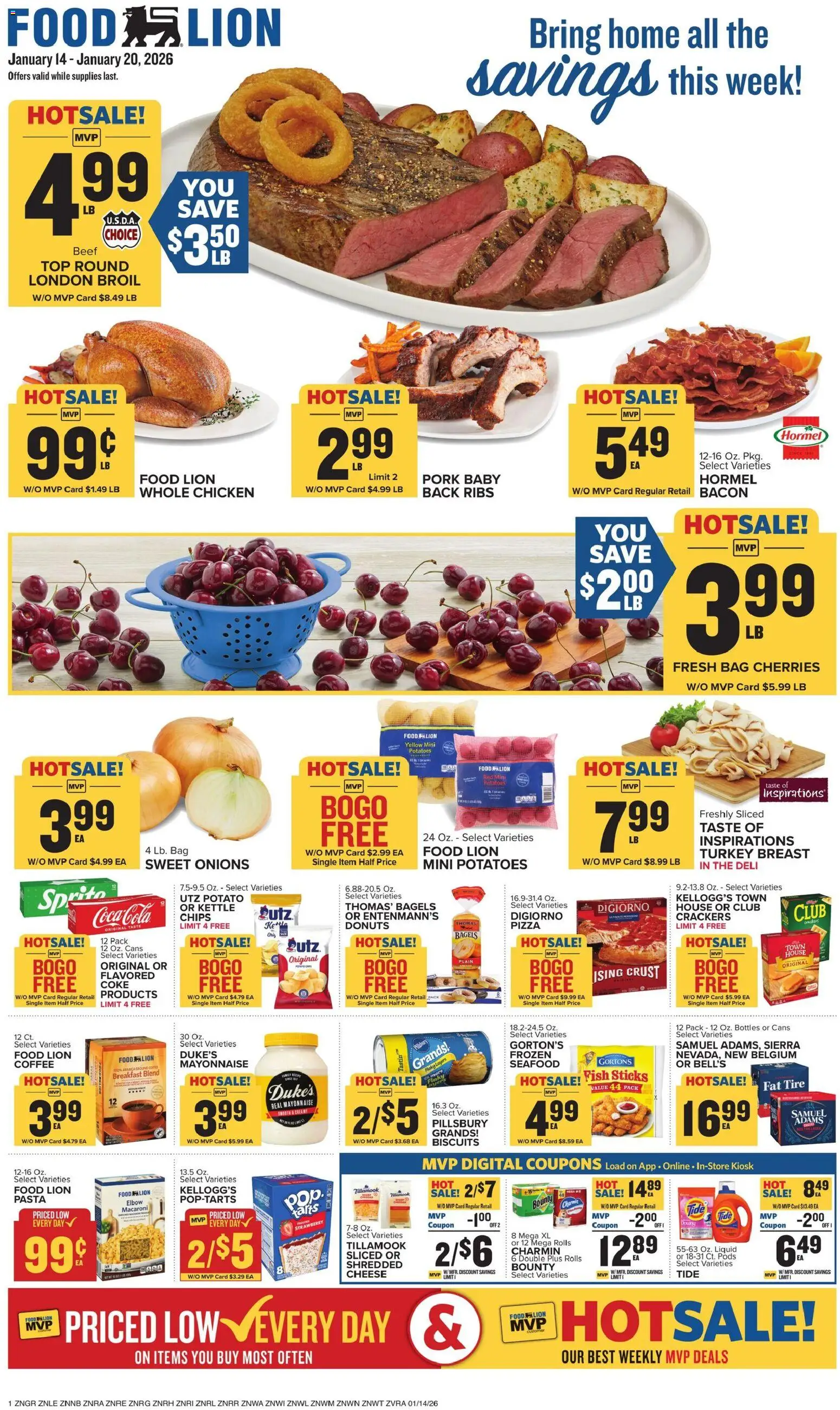 Ad Preview of Food Lion Weekly Ad from 01/14/2026