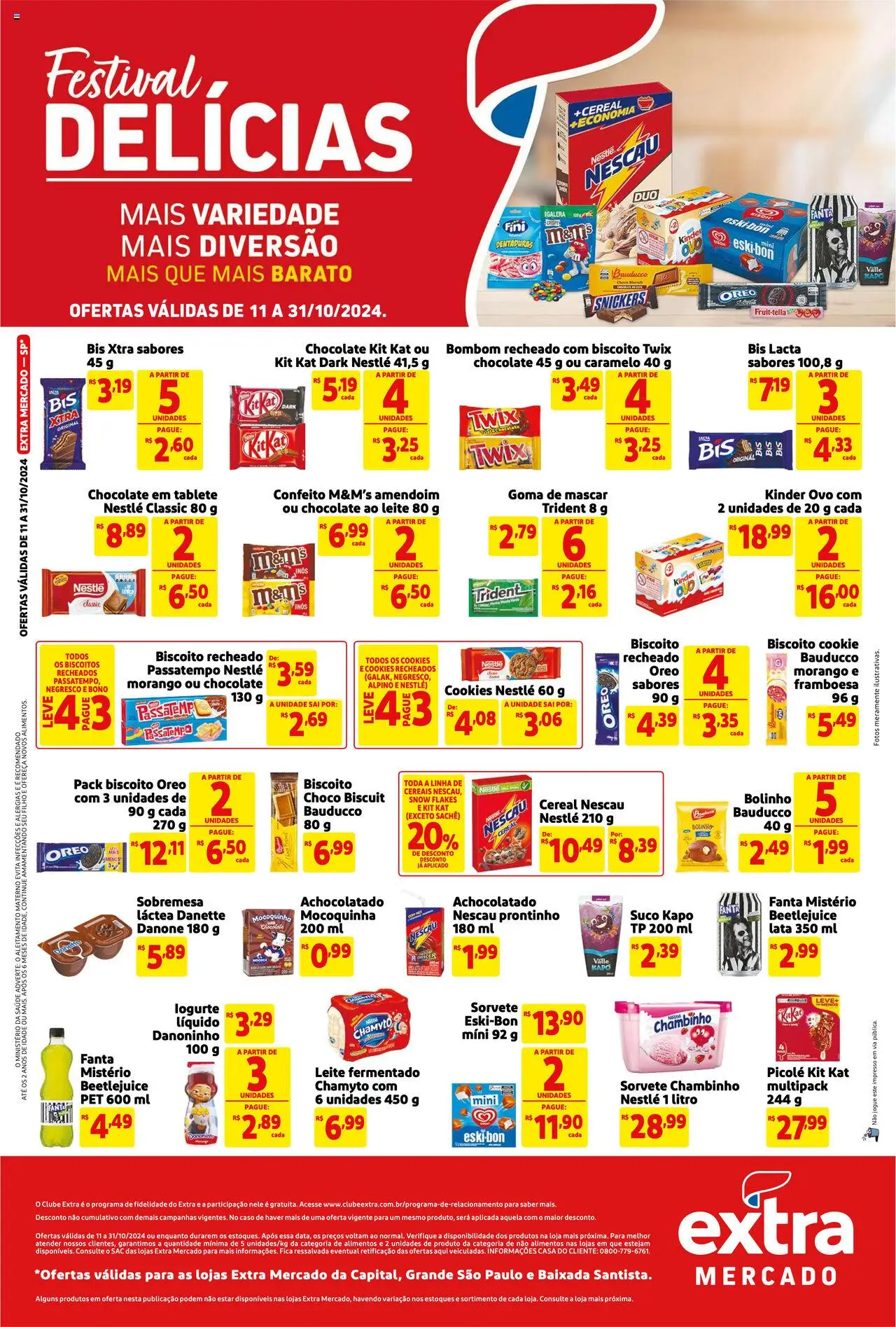 Extra folheto "Ofertas de Mercado Delicias" válido a partir de 11/10/2025 - número de página 1