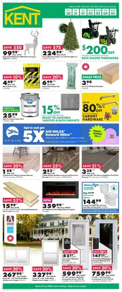 Preview of leaflet Weekly Flyer - PE from shop Kent is valid from Oct 30, 2025