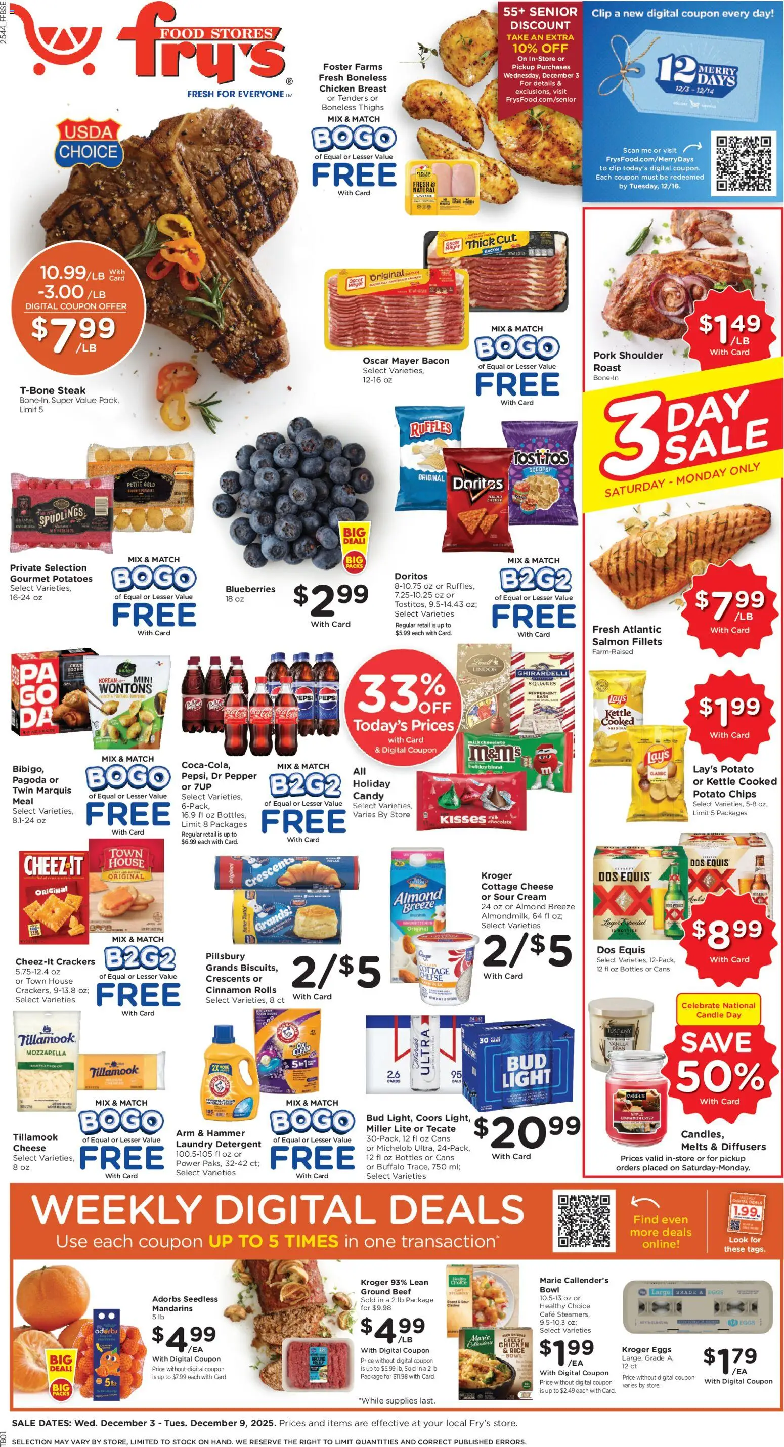 Ad Preview of Fry's Food Weekly Ad from 12/03/2025