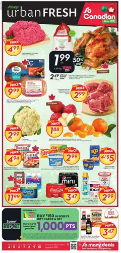 Preview of leaflet Weekly Flyer - Urban Fresh from shop Sobeys is valid from Dec 04, 2025