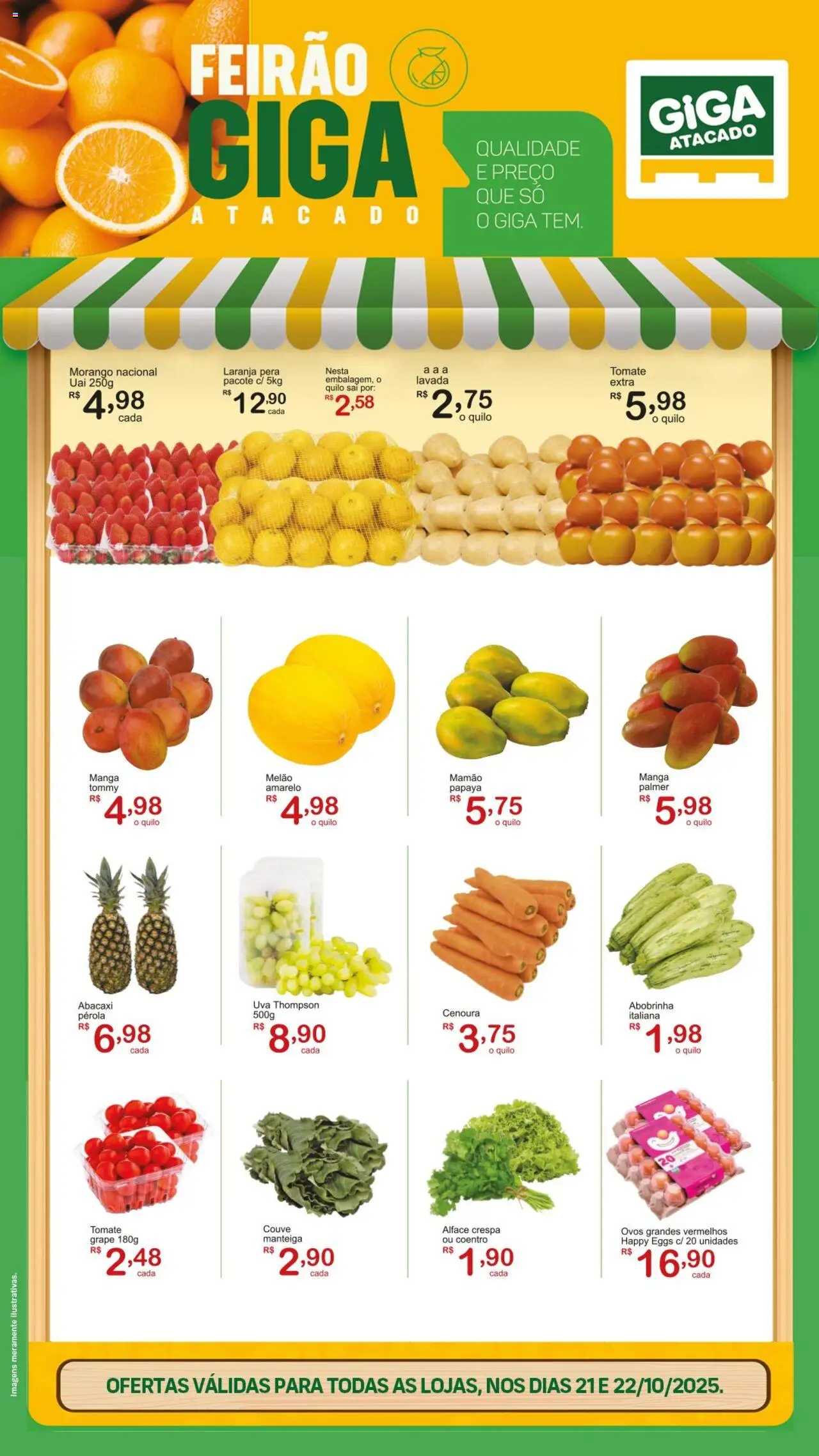 GIGA Atacado folheto "Ofertas Feirão" válido a partir de 21/10/2025 - número de página 1
