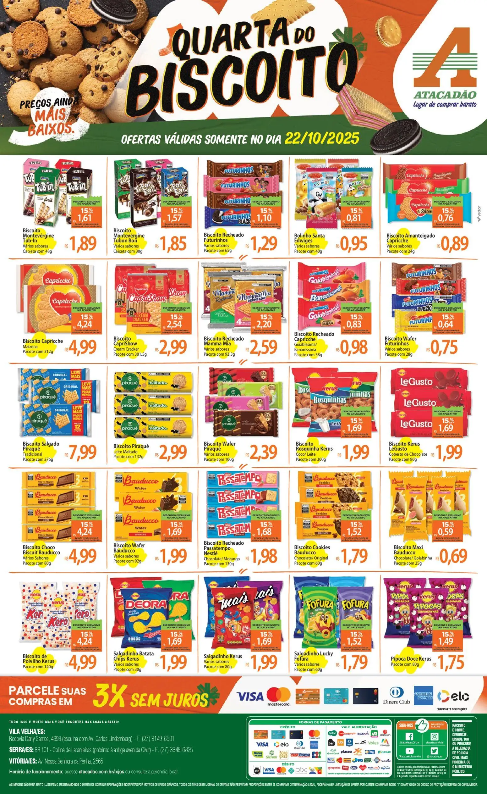 Atacadão folheto "Ofertas - ES" válido a partir de 22/10/2025 - número de página 1