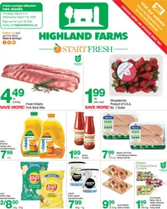 Un aperçu du dépliant Highland Farms weekly flyer / circulaire du magasin Highland Farms est valide à partir 5 mars 2026