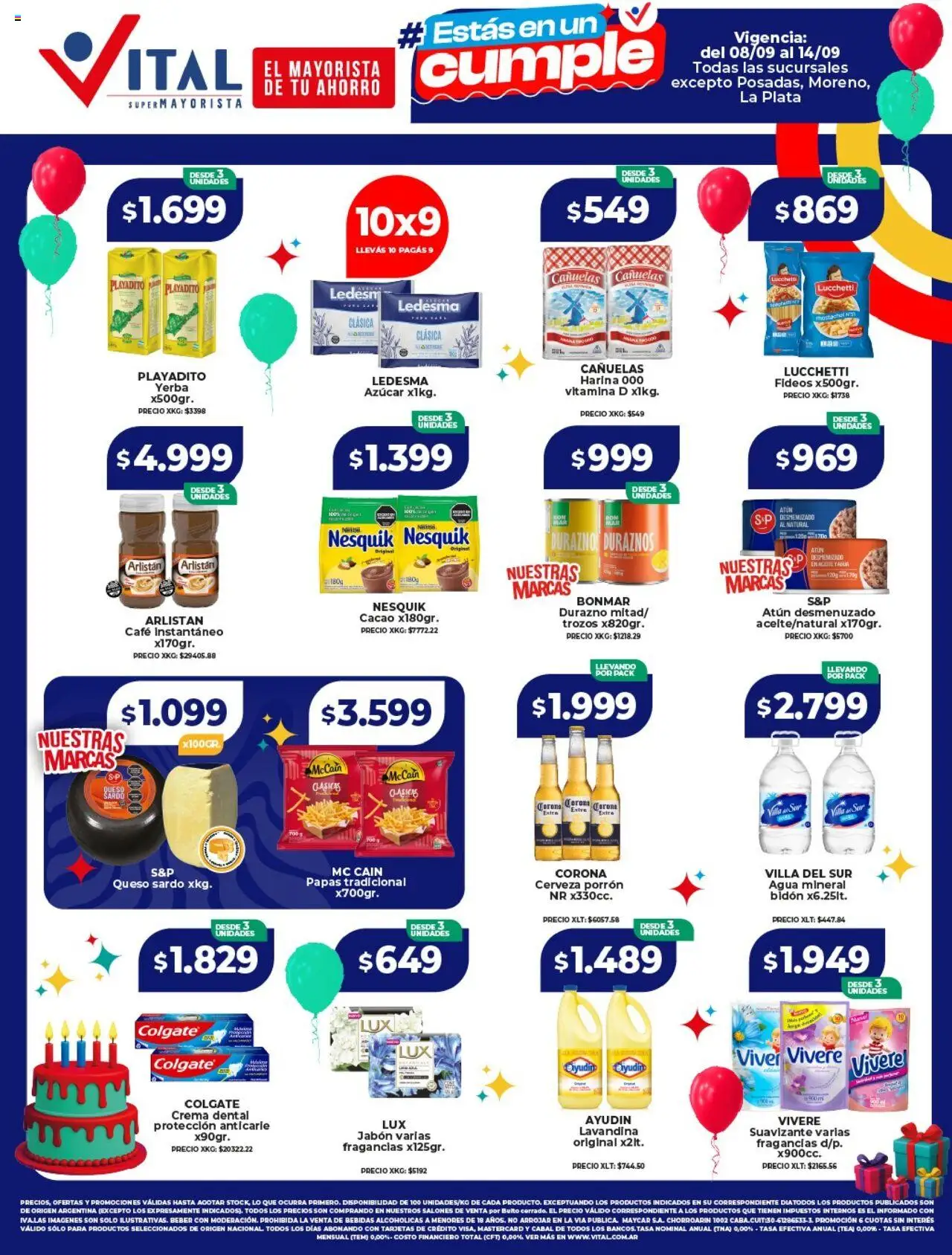 Vital Ofertas - Bahía Blanca del 08/09/2025 >> Catálogo