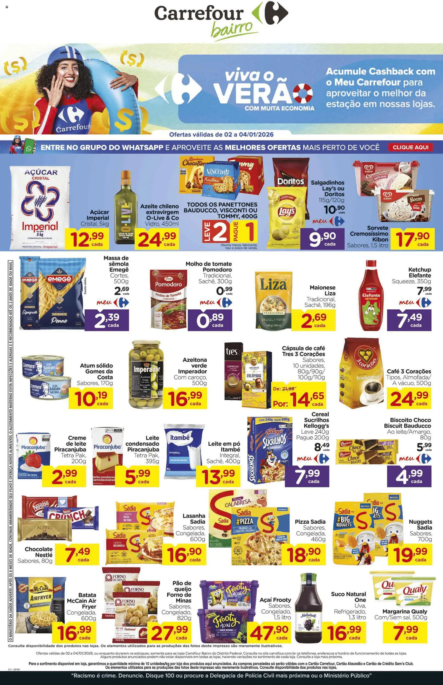 Pré-Visualização do folheto "Ofertas da semana" da loja Carrefour Bairro válido a partir de 02/01/2026