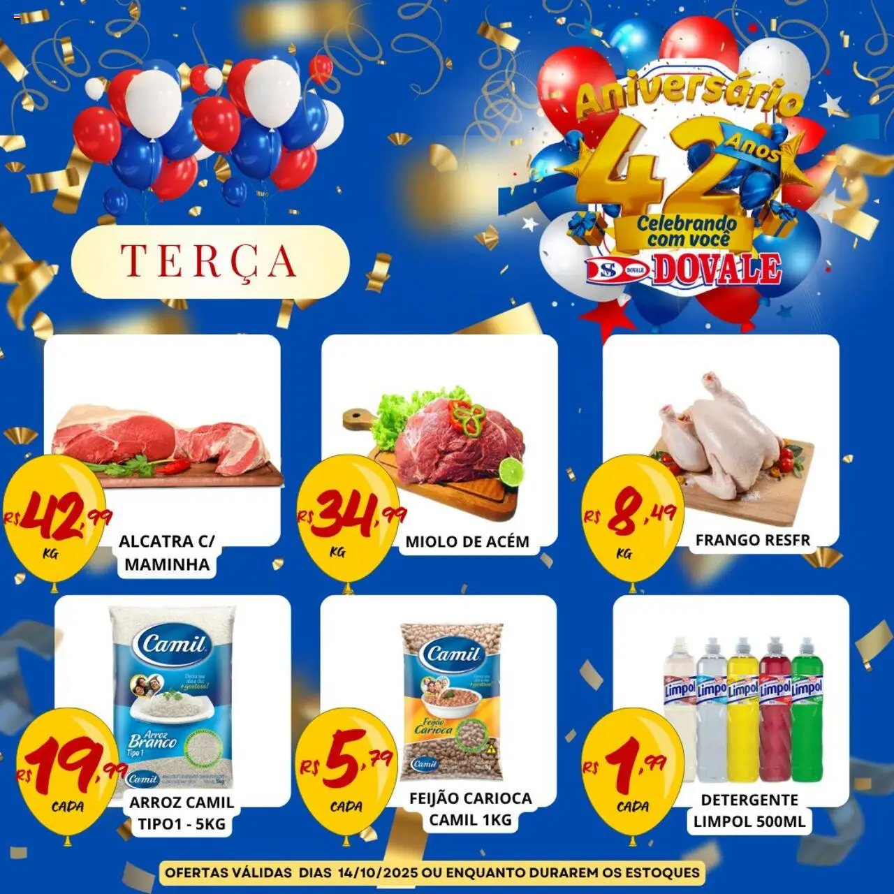 Dovale folheto "Ofertas do Dia" válido a partir de 14/10/2025 - número de página 1