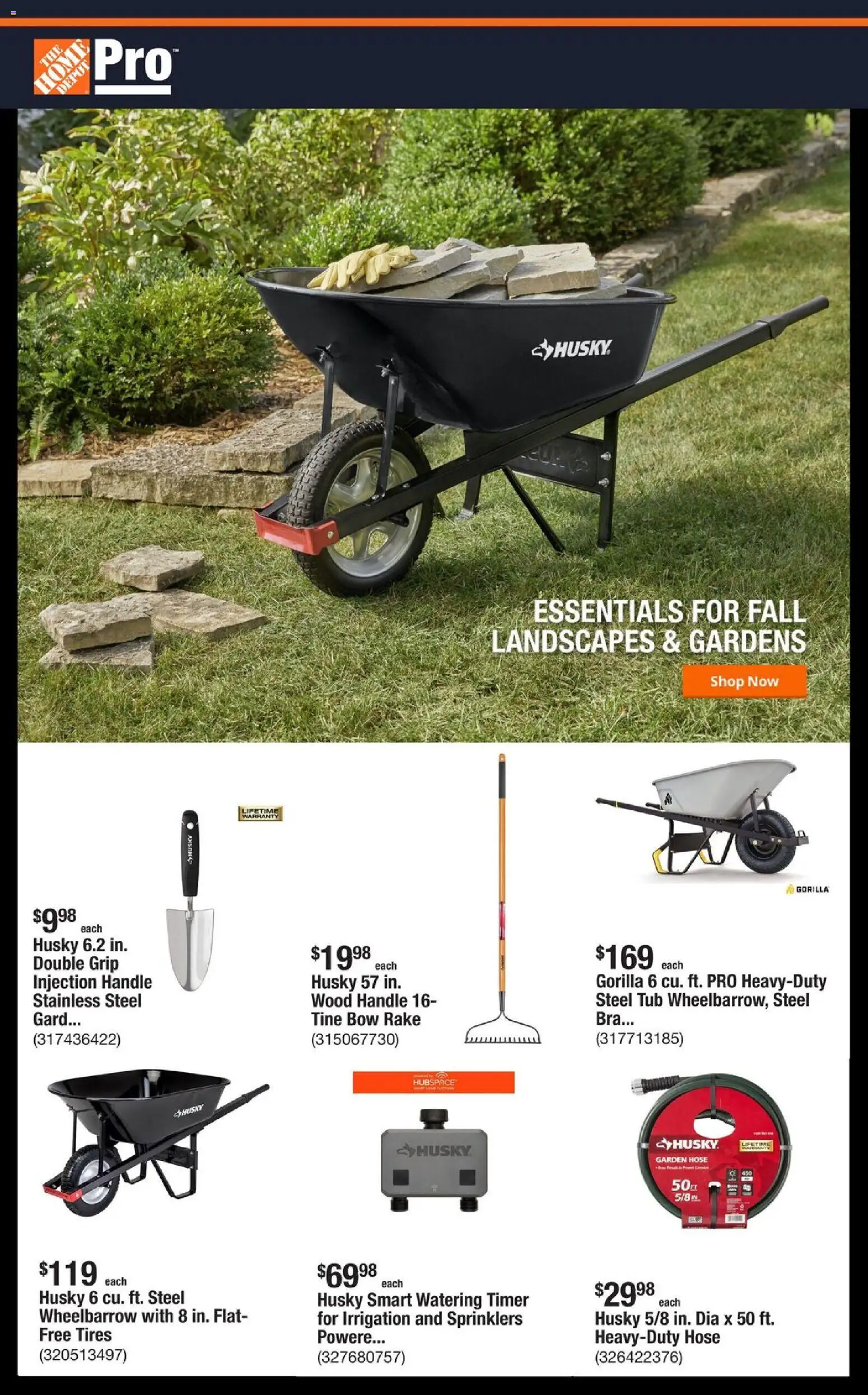Ad Preview of Home Depot Shop Pro Ad - GA from 11/03/2025