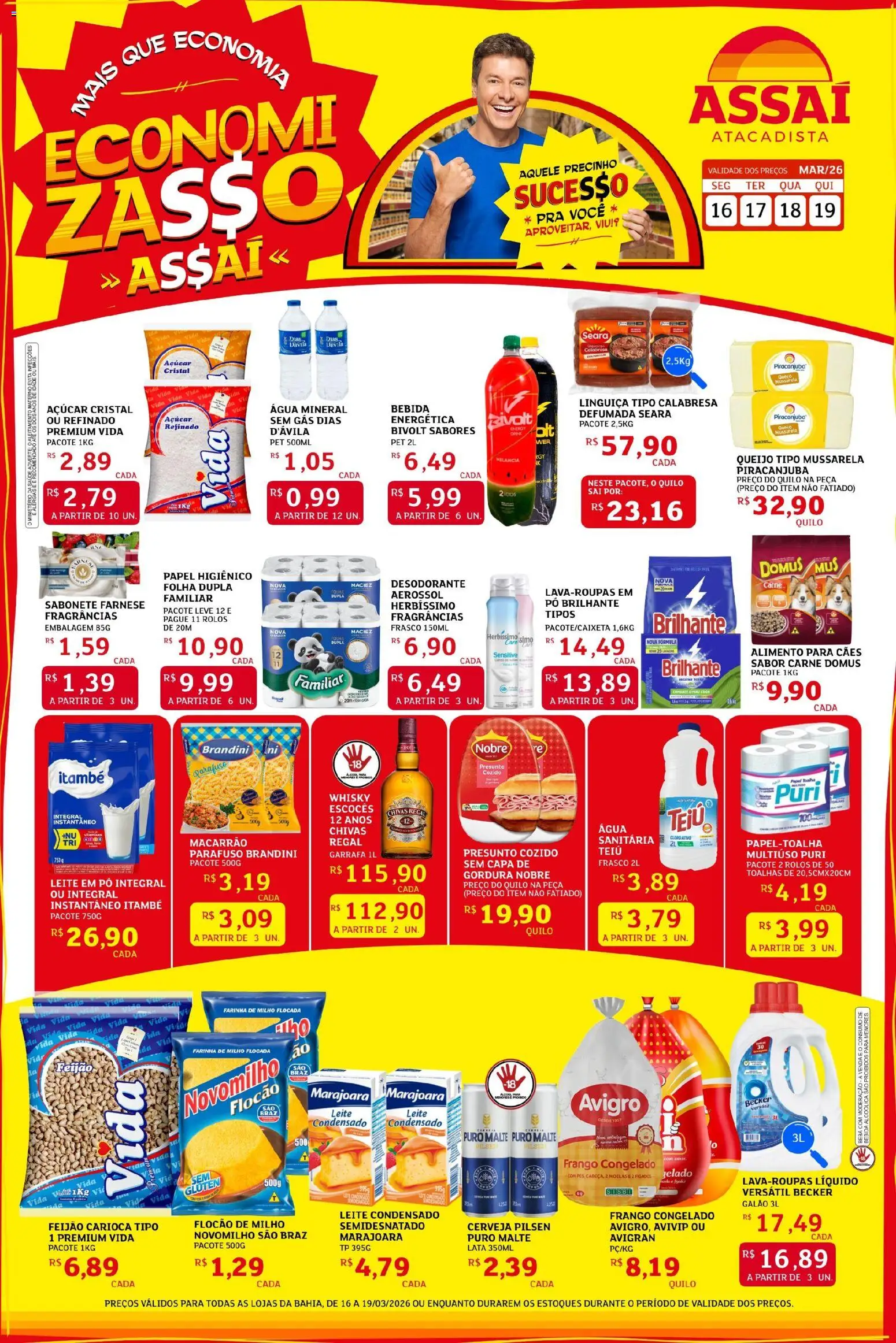 Pré-Visualização do folheto "Assaí Atacadista ofertas - BA" da loja Assaí Atacadista válido a partir de 16/03/2026
