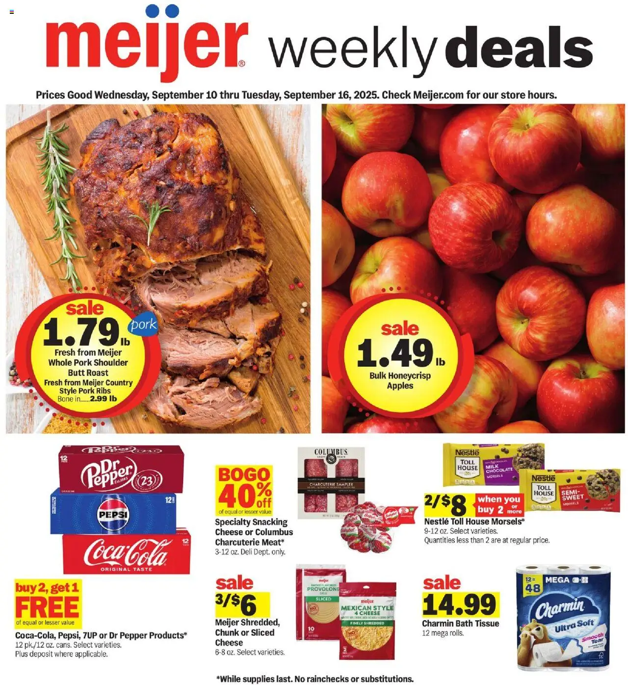MEIJER AD from 09/10/2025 - Weekly Ad - PREVIEW - Page number 1