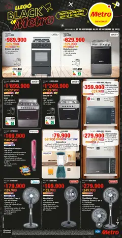  Vista previa del prospecto Black Friday del almacen Metro válida del 27/11/2025 al 03/01/2026 | Página: 5