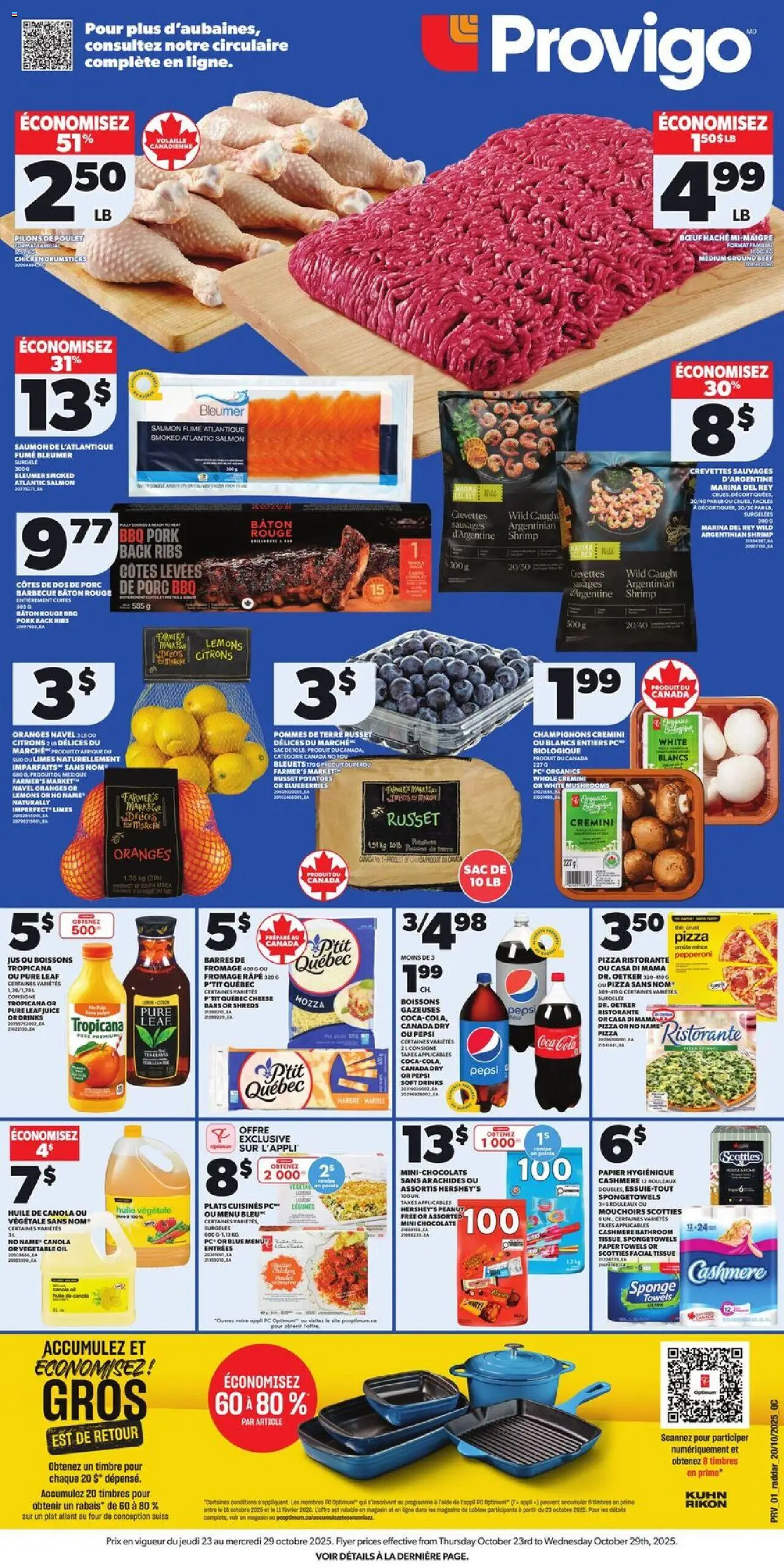 Provigo flyer valid from Oct 23, 2025 - page number 1