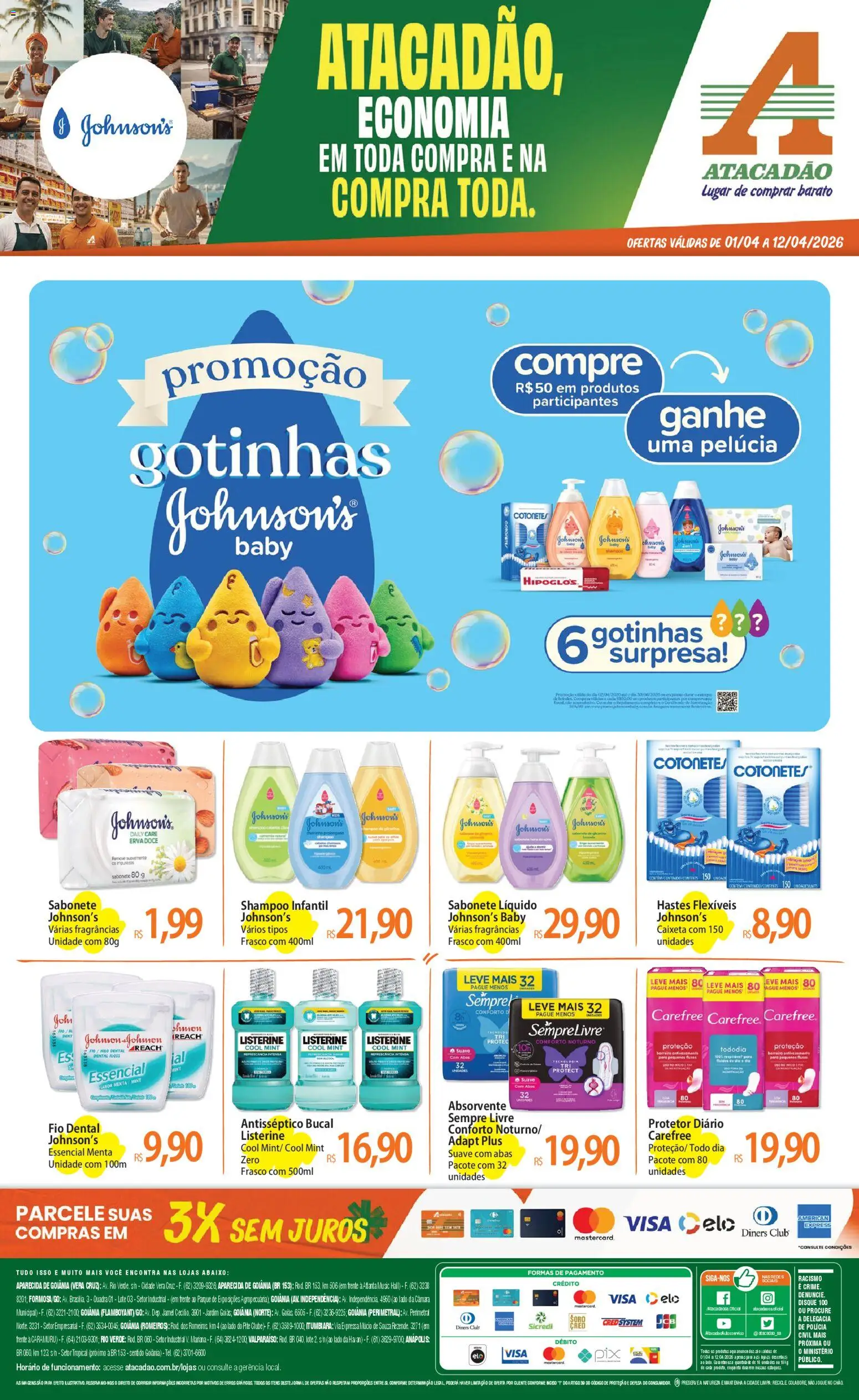 Pré-Visualização do folheto "Atacadão ofertas - GO" da loja Atacadão válido a partir de 01/04/2026