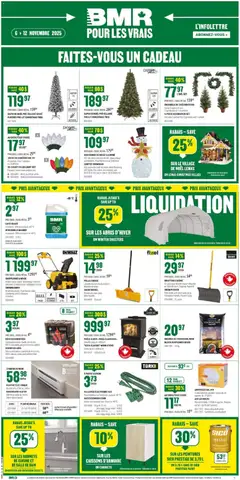 Preview of leaflet Weekly flyer / circulaire from shop BMR is valid from Nov 06, 2025