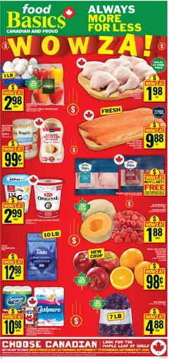 Preview of leaflet Ajax from shop Food Basics is valid from Sep 04, 2025