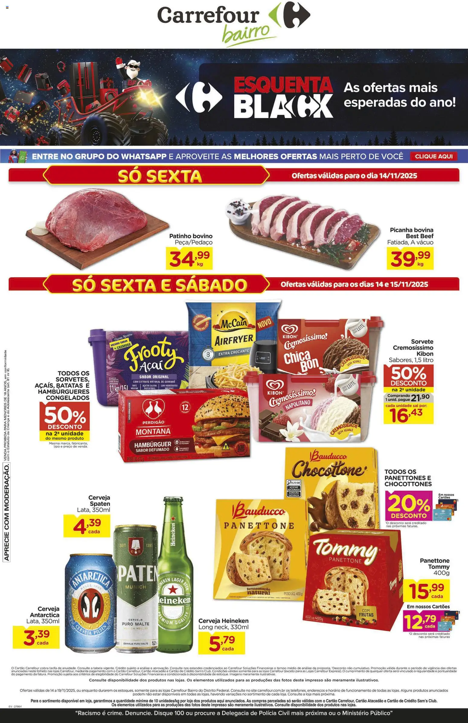 Pré-Visualização do folheto "Black Friday" da loja Carrefour Bairro válido a partir de 14/11/2025