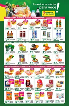 Pré-Visualização do folheto "Ofertas Semanal" da loja Comercial Esperança válido a partir de 01/08/2025