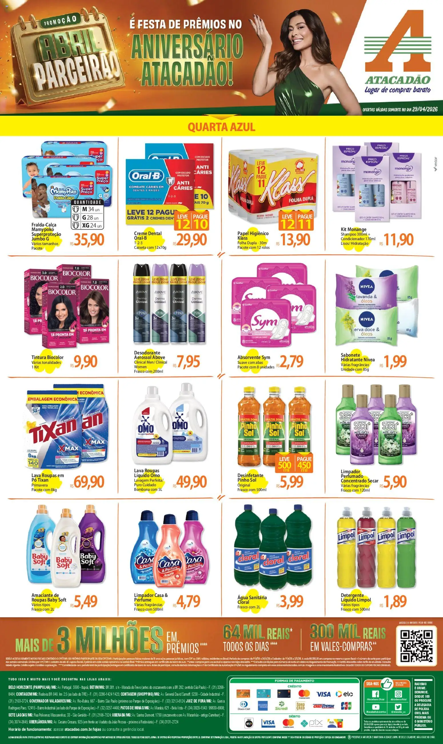Pré-Visualização do folheto "Atacadão ofertas - MG" da loja Atacadão válido a partir de 29/04/2026