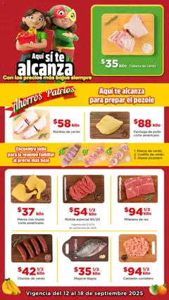Vista previa las ofertas de la tienda Bodega Aurrerá - Folleto Precio más Bajo desde el 12/09/2025 
