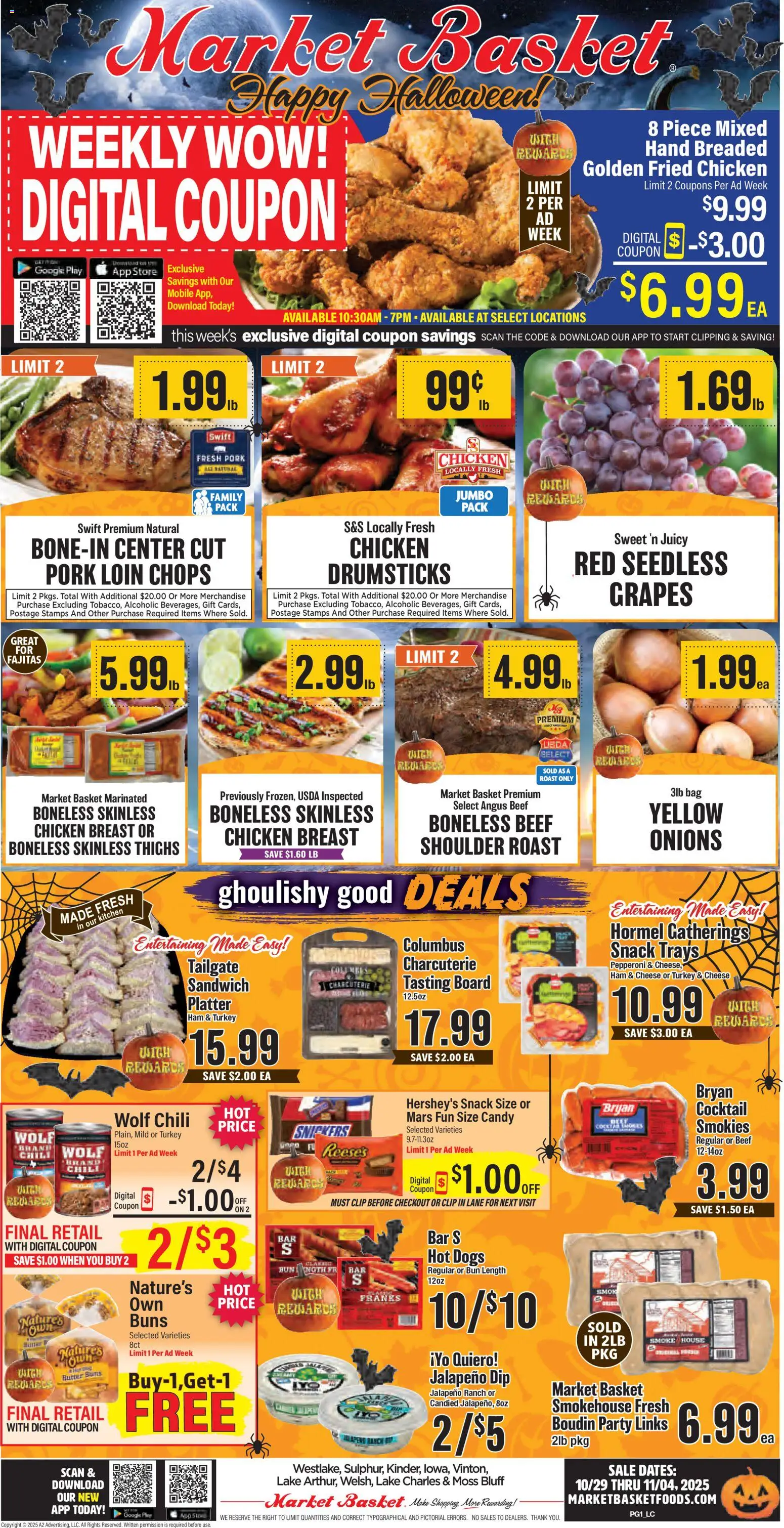 Ad Preview of Market Basket Lake Charles from 10/29/2025