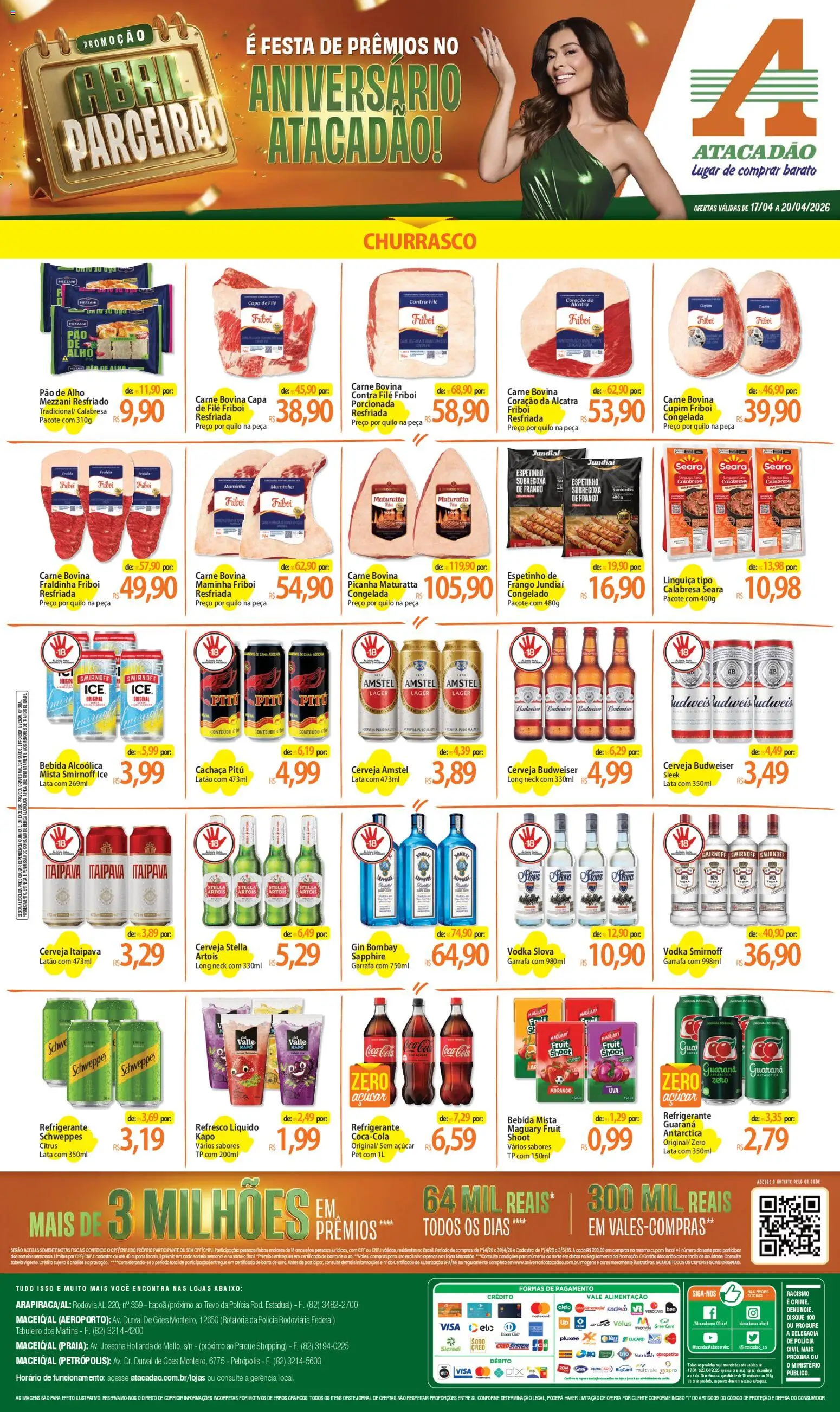 Pré-Visualização do folheto "Atacadão ofertas - AL" da loja Atacadão válido a partir de 17/04/2026