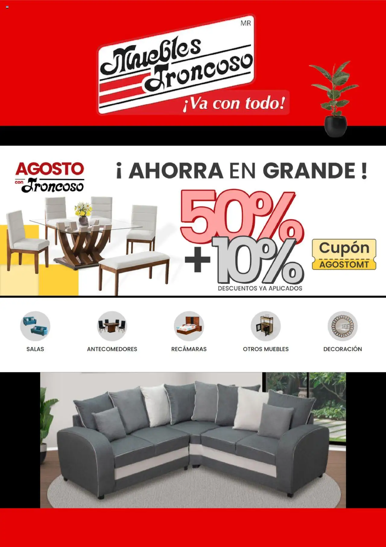Catálogo Muebles Troncoso y sus promociones válidas desde el 07/08/2025 - Número de página 1