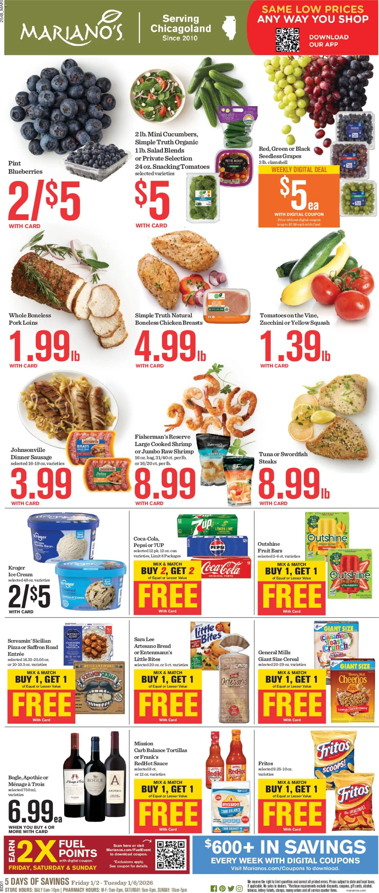 Ad Preview of Mariano's Weekly Ad from 01/02/2026