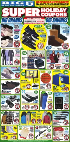 Ad Preview of Big 5 Sporting Goods Weekly Ad from 12/19/2025